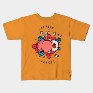 Feelin' Peachy Kids T-Shirt